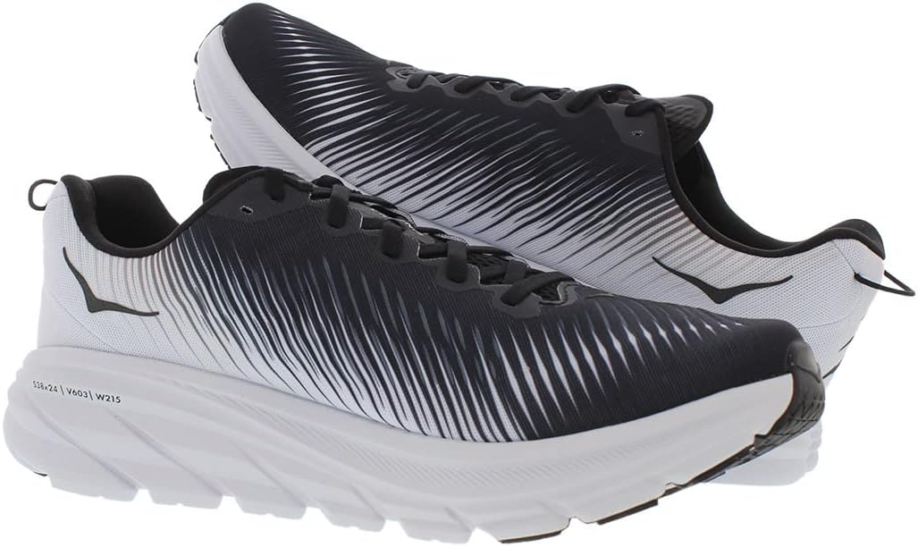 Мужские беговые кроссовки Hoka ONE ONE, белый/черный — фото 4