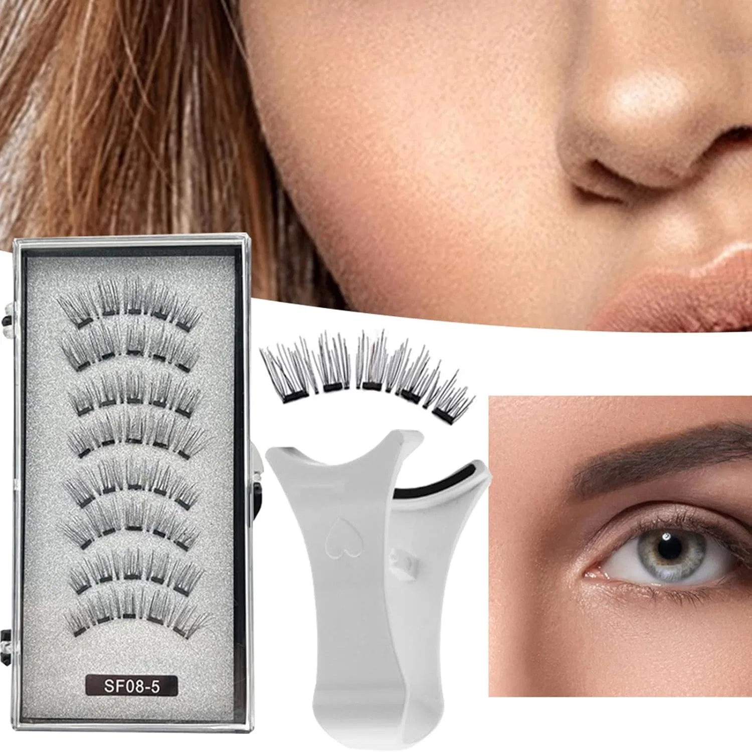 Магнитные ресницы Magnetic Eyelashes Kit SF08-5 — фото 3