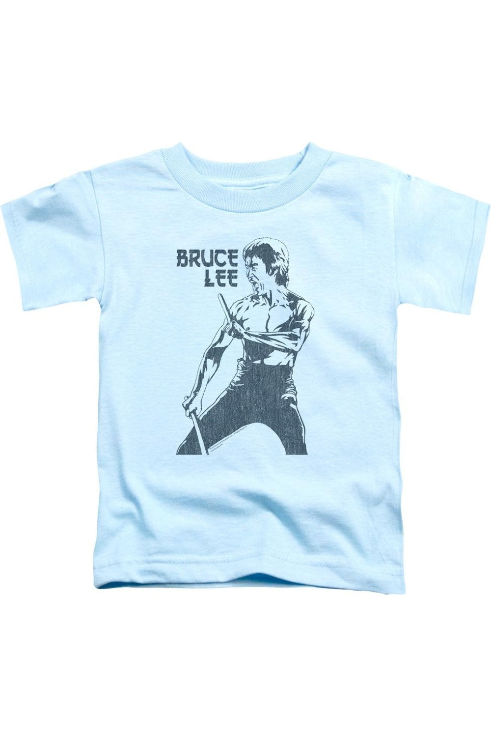 

Футболка с коротким рукавом Bruce Lee Fighter для детей Gildan, светло-голубой