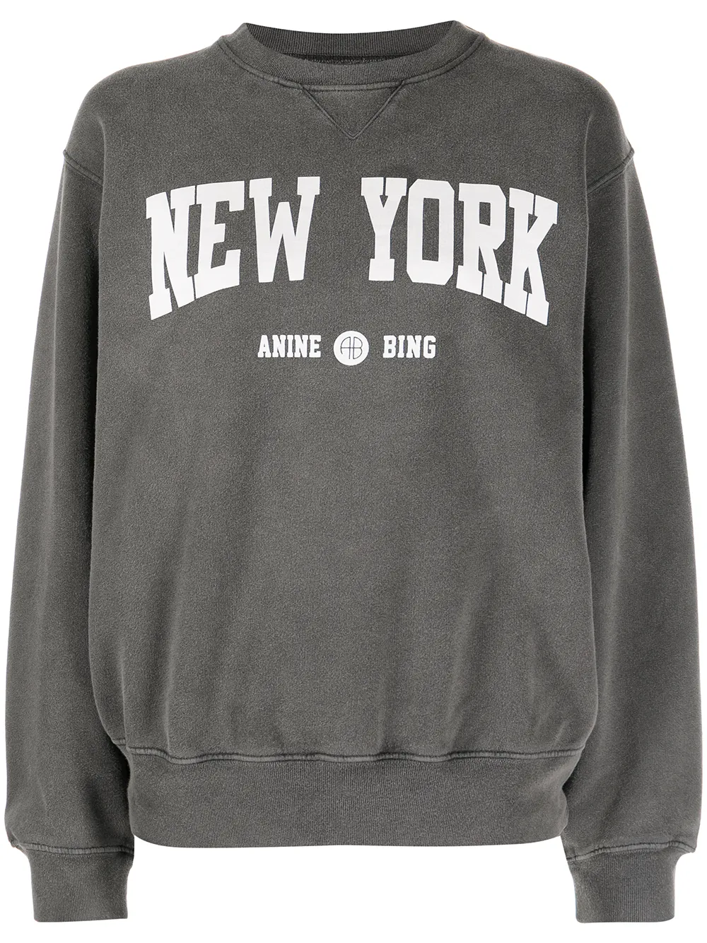 

Толстовка Ramona New York University Anine Bing, серый