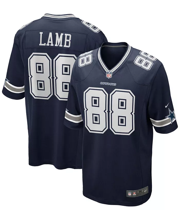 

Мужская альтернативная игровая футболка Dallas Cowboys CeeDee Lamb Nike, синий