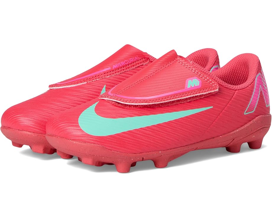 

Кроссовки Nike Kids Jr. Mercurial Vapor 16 Club Multi-ground Low-top Soccer Cleats, цвет Ember Glow/Aurora Green