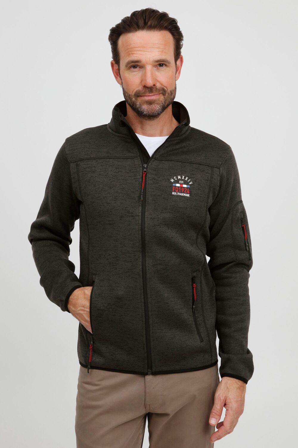 

Толстовка FQ1924 Fleecejacke, серый