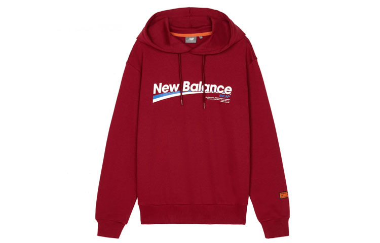 

Толстовка унисекс бордовая New Balance, цвет Burgundy