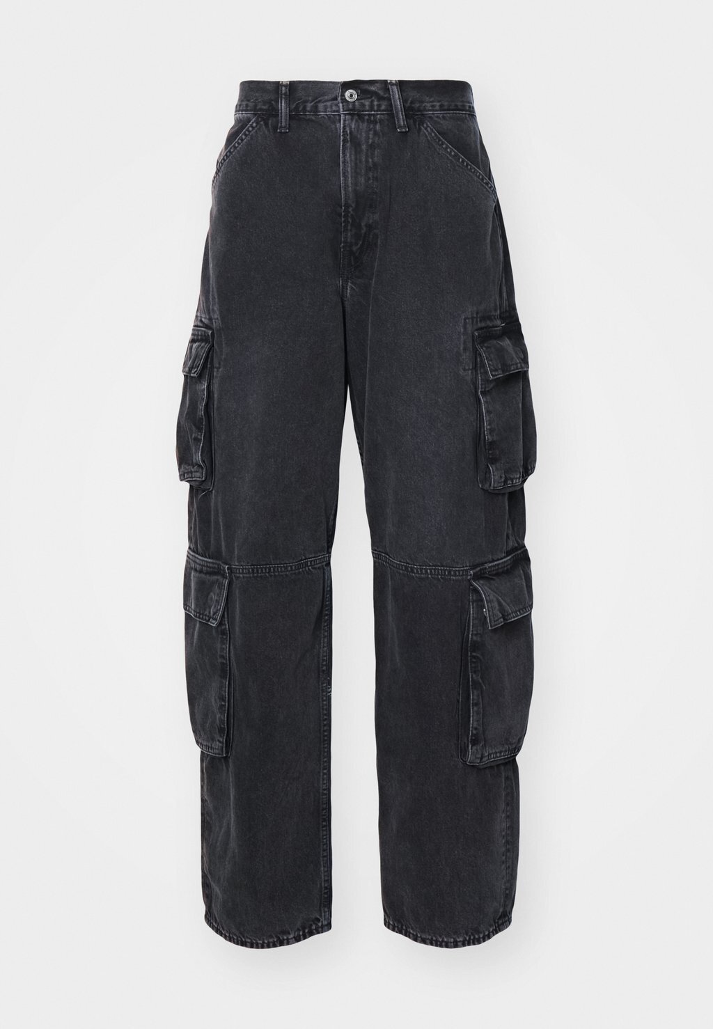 

Джинсы свободного кроя DOUBLE PANT GAP, черный