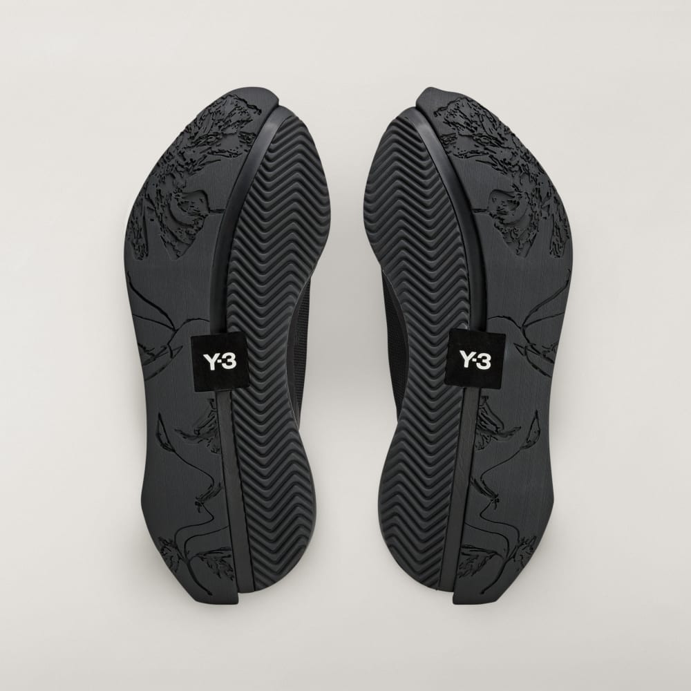 Кроссовки Adidas Y-3 S-Gendo Run, цвет Black/Black/Tribe Orange — фото 4