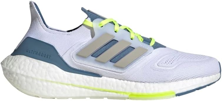Мужские кроссовки Adidas Ultraboost 22 Heat.rdy для бега, белый/зеленый/серый — фото 2