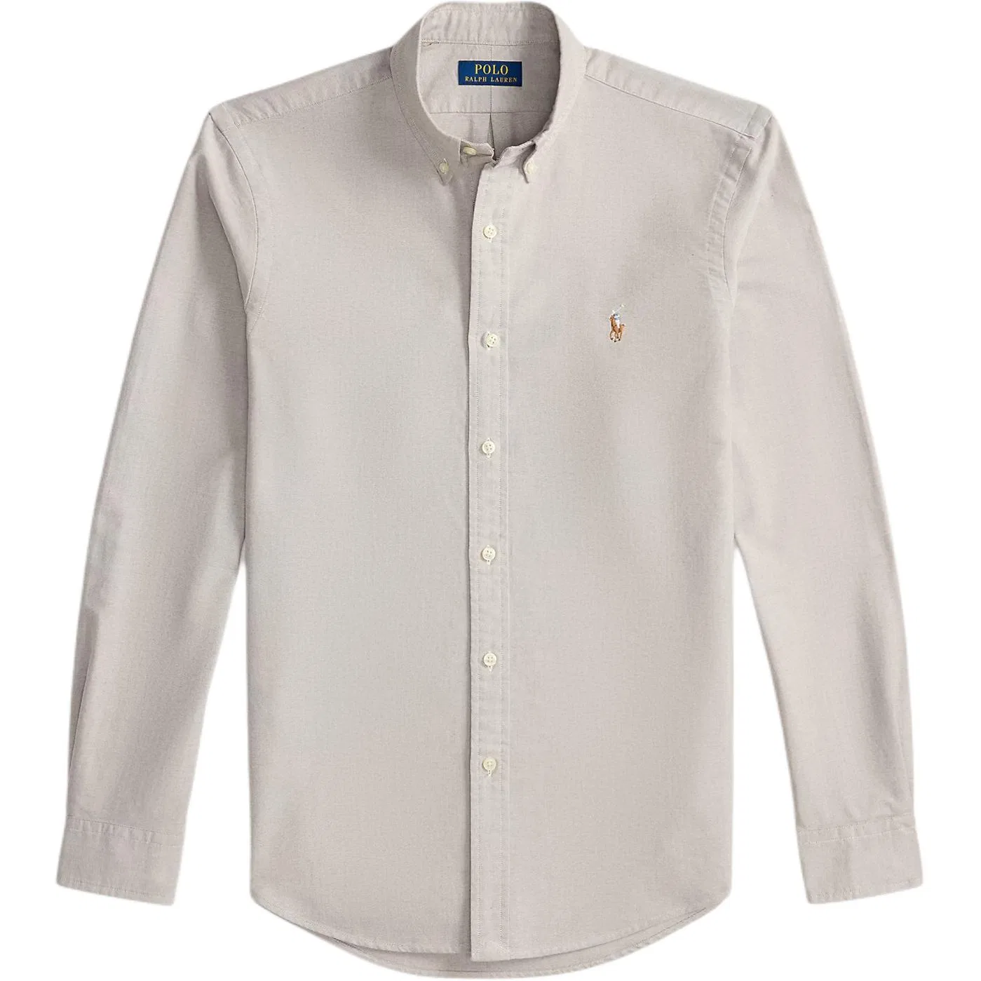Длинный рукав хлопковая рубашка Polo Ralph Lauren, Umber