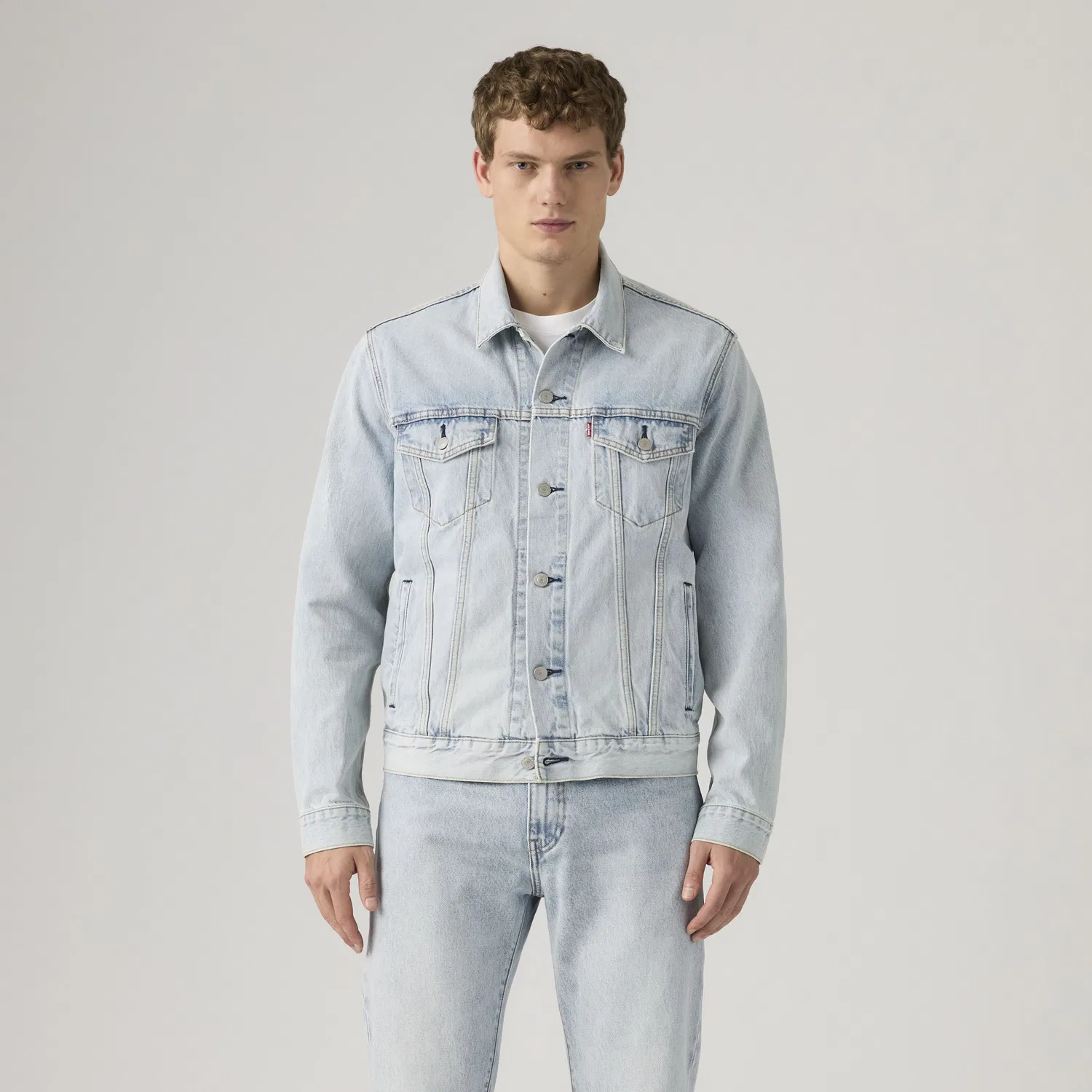 Куртка дальнобойщика Levi's, Light Wash — фото 3