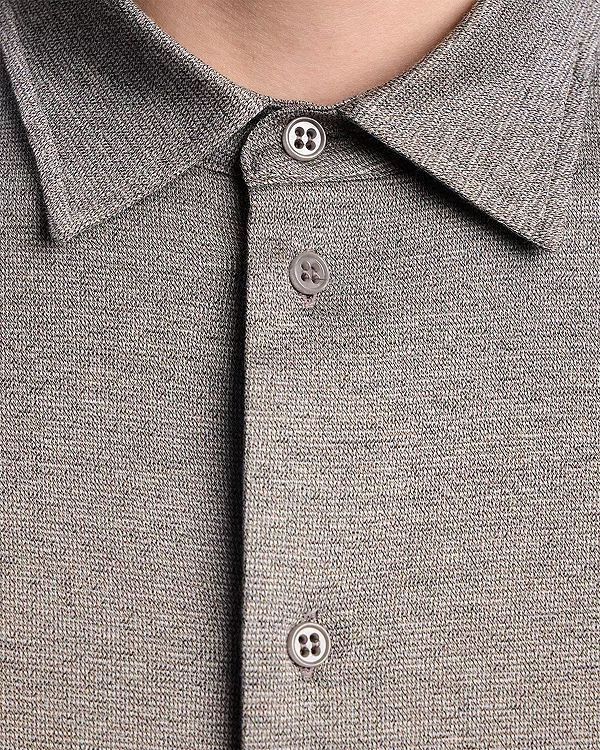 Спортивная футболка из хлопка Jaspe Emporio Armani, серый — фото 4
