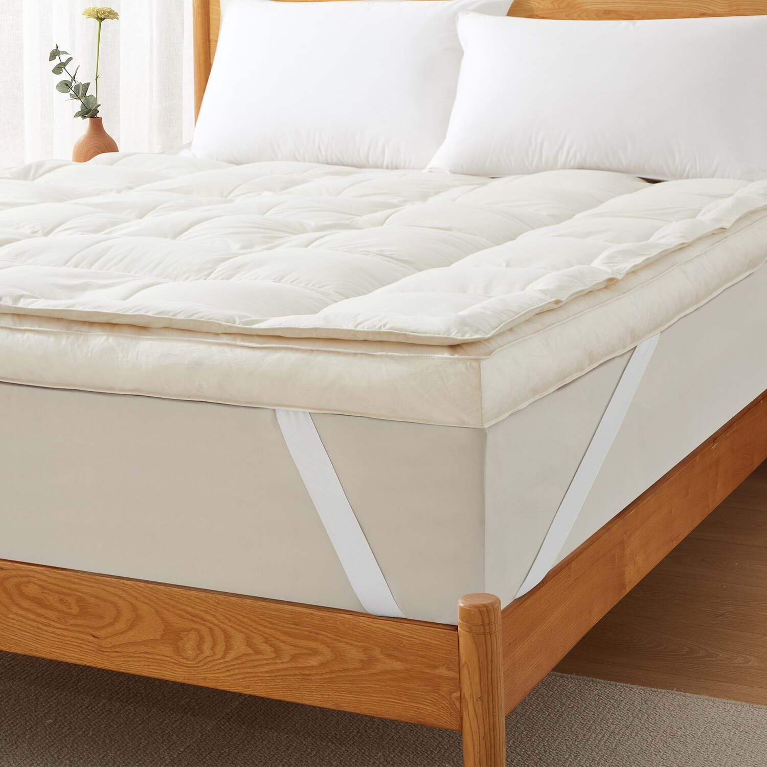 

Наматрасник Peace Nest 3 дюйма, белый
