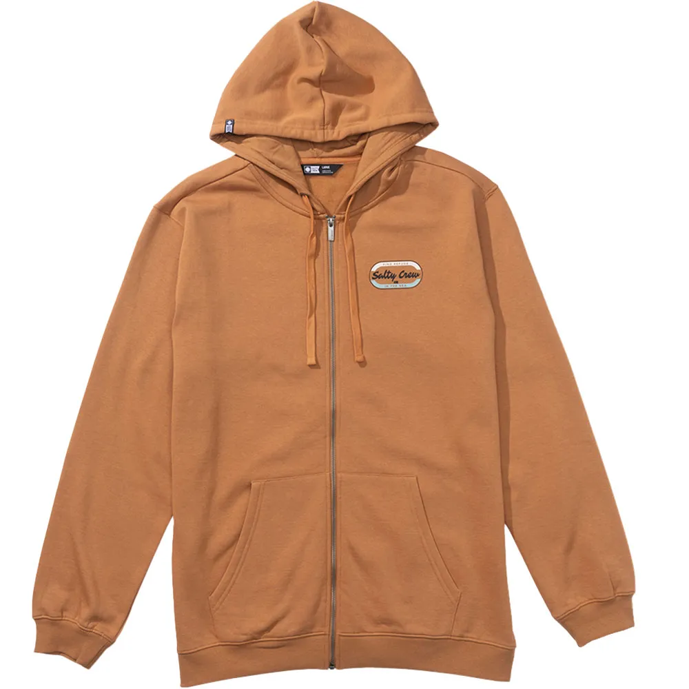 

Толстовка Salty Crew Capsule full zip, коричневый