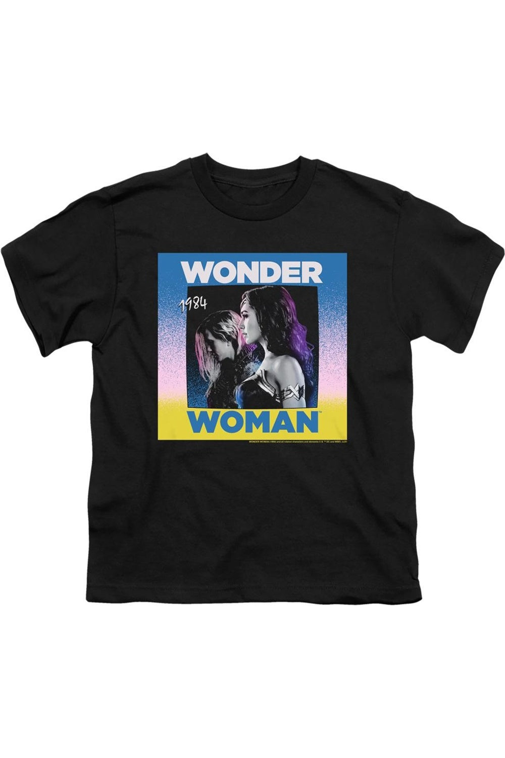 

Футболка Wonder Woman 84 Wonder Duo с коротким рукавом для детей Gildan, черный