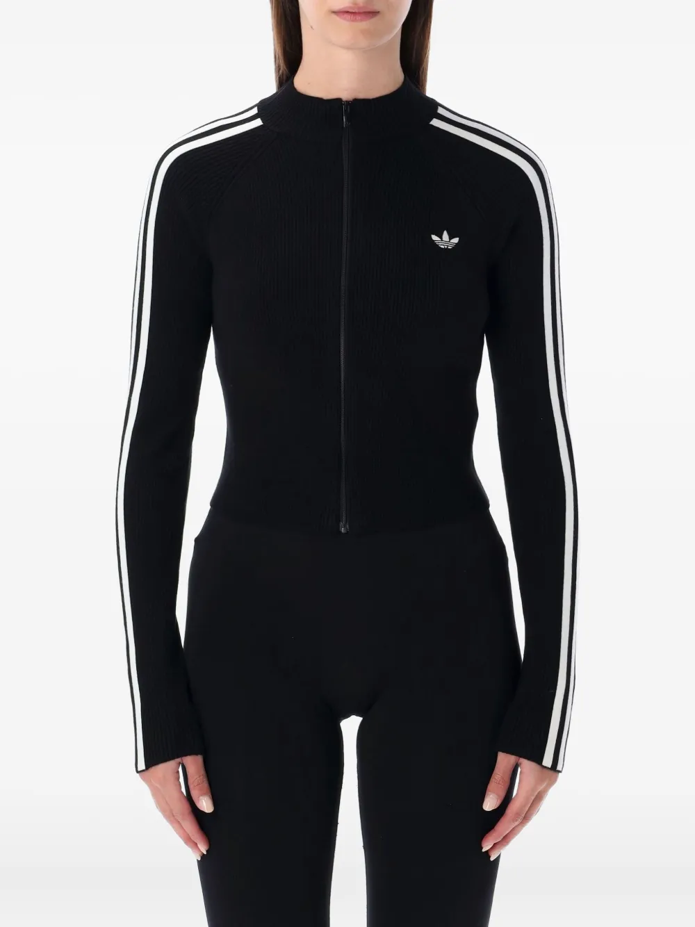 

Спортивная толстовка на молнии Adidas, черный