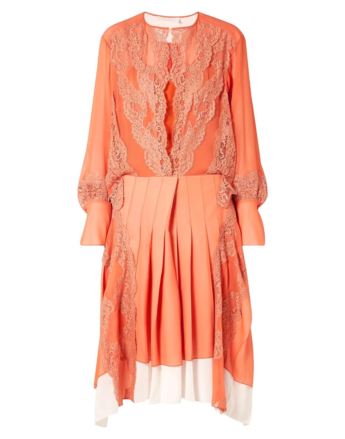 

Платье Chloé, оранжевый