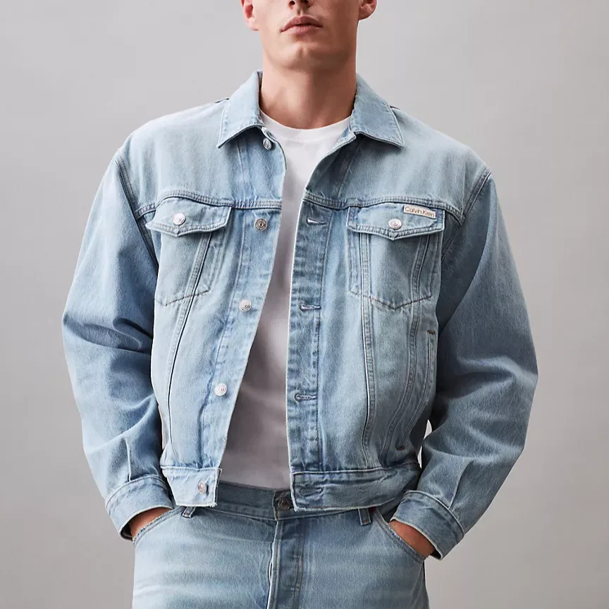 Calvin Klein Куртка мужская синяя — фото 4