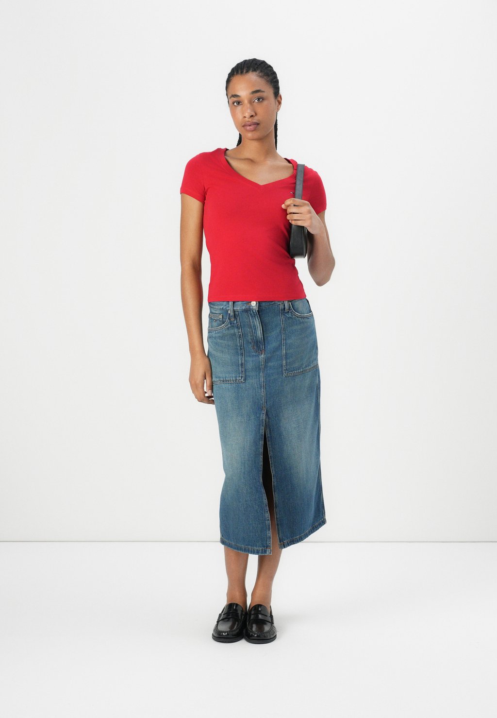 

Футболка V NECK TEE 2 PACK Tommy Jeans, кремовый