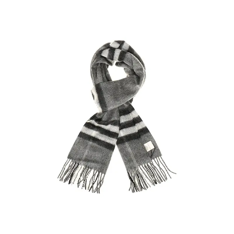 

Burberry Вязаный шарф унисекс, Medium Gray Tone