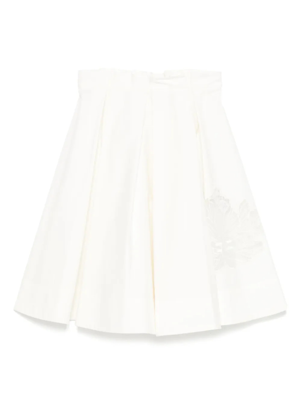 

Elisabetta Franchi La Mia Bambina плиссированная юбка, белый