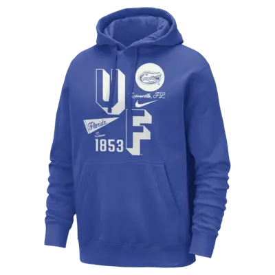 

Худи Nike Florida Club, цвет Game Royal/Summit White