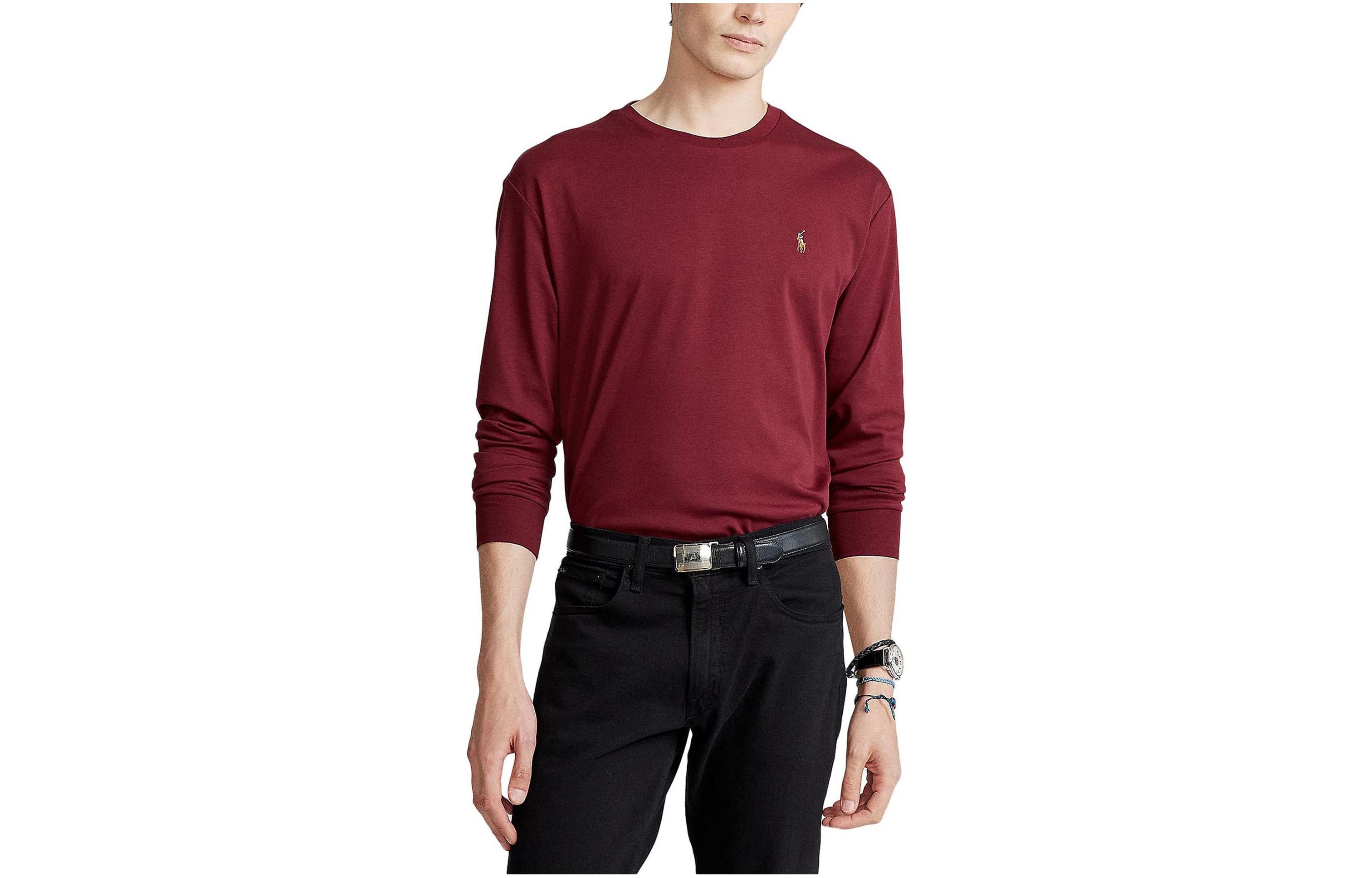 

Polo Ralph Lauren Футболка мужская бордовая