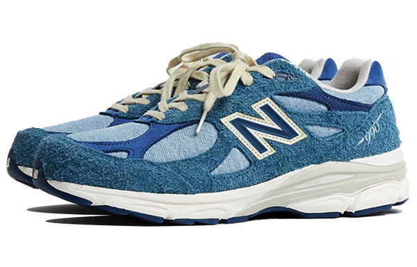 Кроссовки levi's x 990v3 made in usa 'mallard blue' New Balance, синий — фото 2