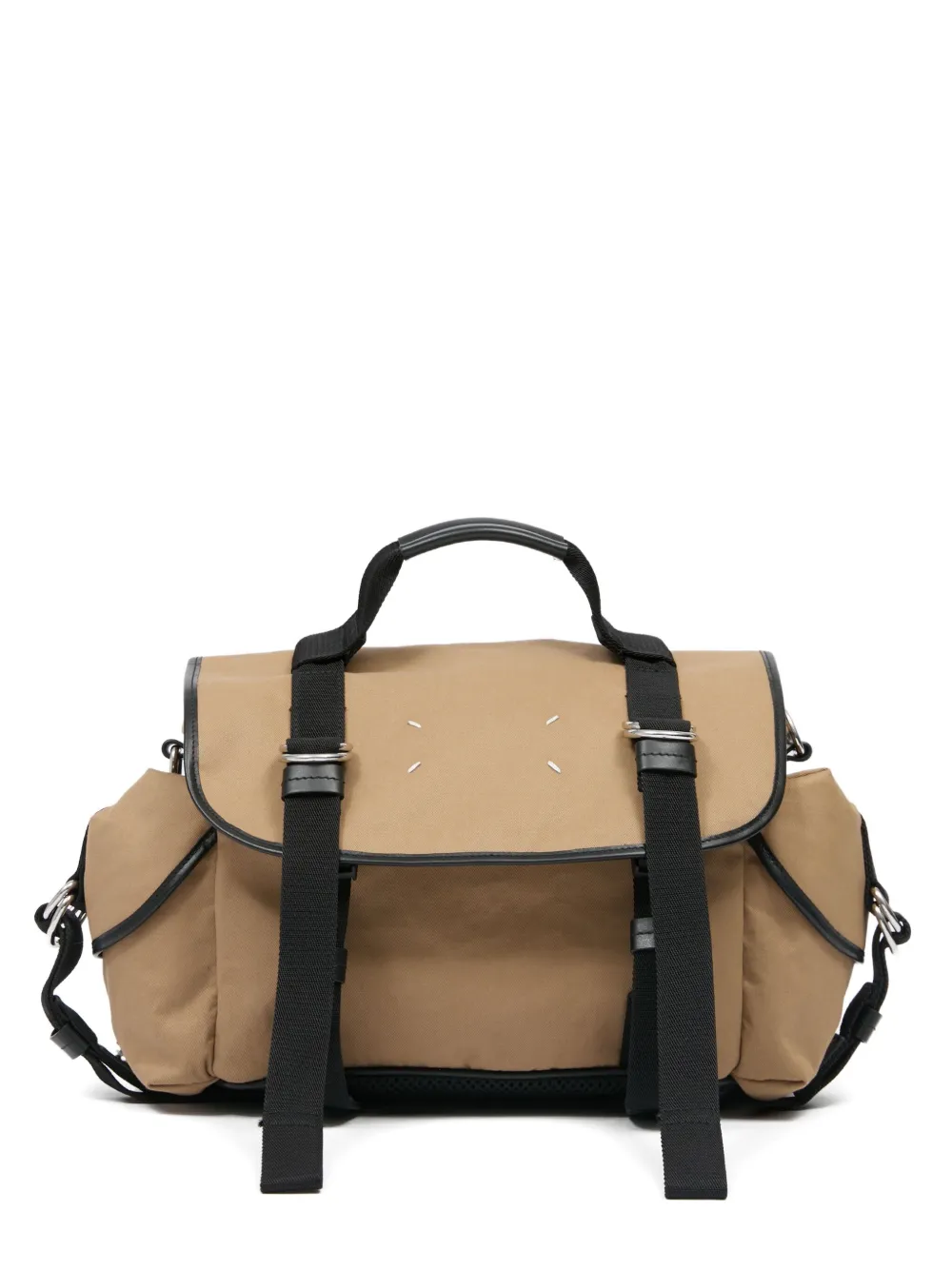 

Сумка-тоут с декоративной строчкой Maison Margiela, коричневый