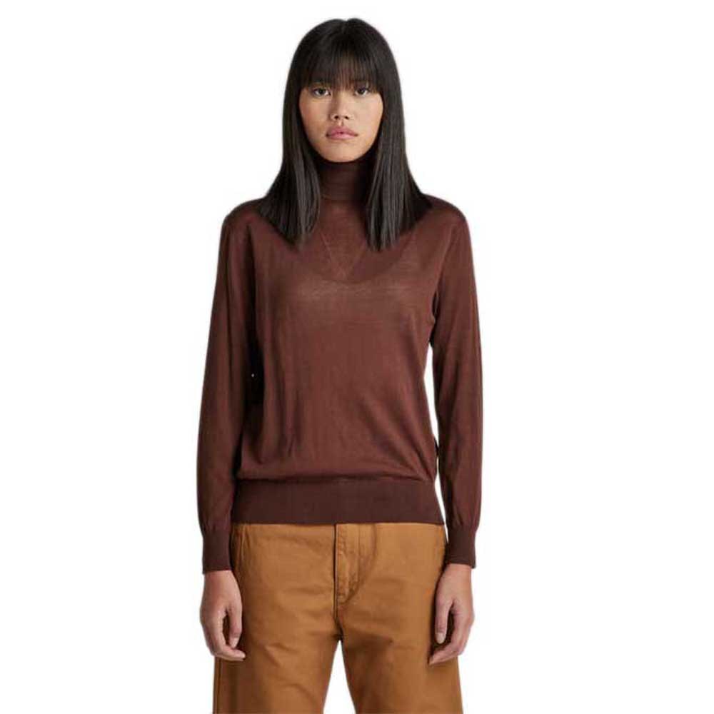 

Свитер G-Star Core Roll Neck, коричневый