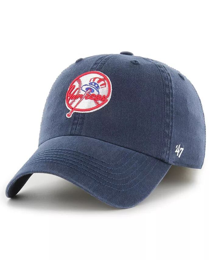 

Мужская темно-синяя приталенная шляпа с логотипом New York Yankees Franchise '47 Brand, синий