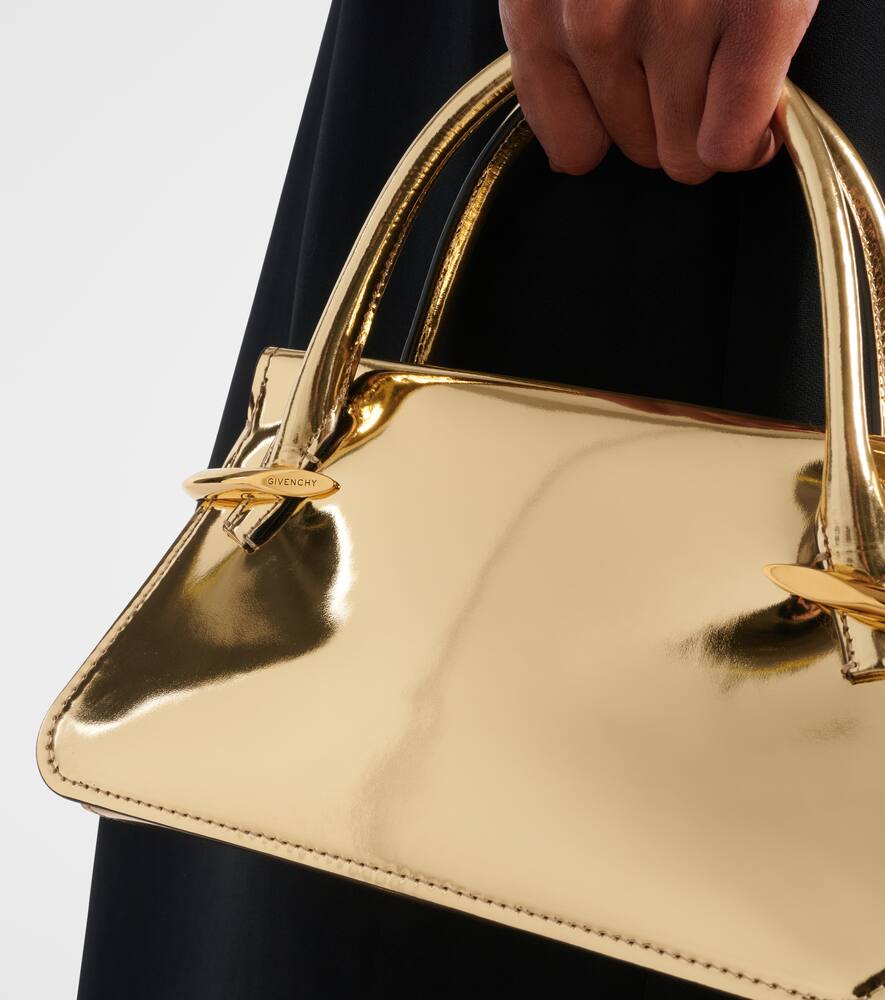Сумка-тоут из металлизированной кожи pinch Givenchy, Golden — фото 3