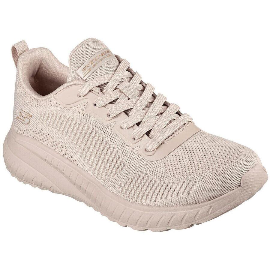 Кроссовки Skechers Bobs Squad Chaos-face Off, бежевые, женские