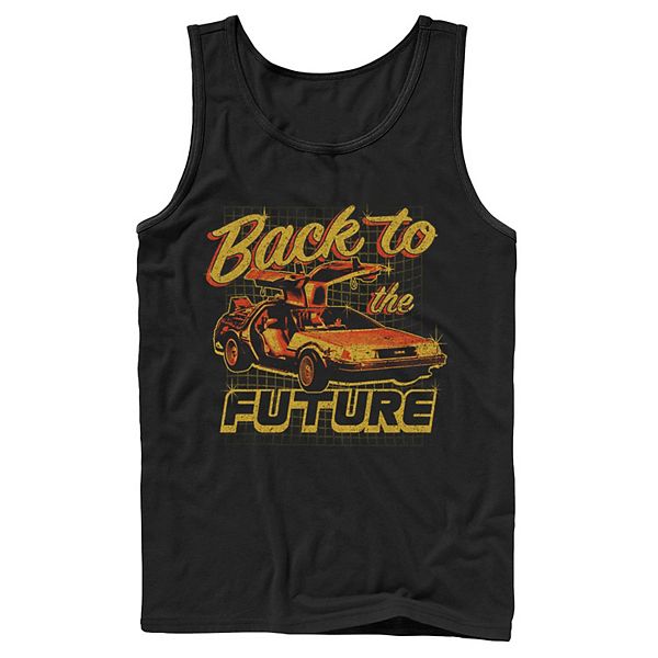 

Мужская майка Back to the Future с красной и оранжевой машиной Licensed Character