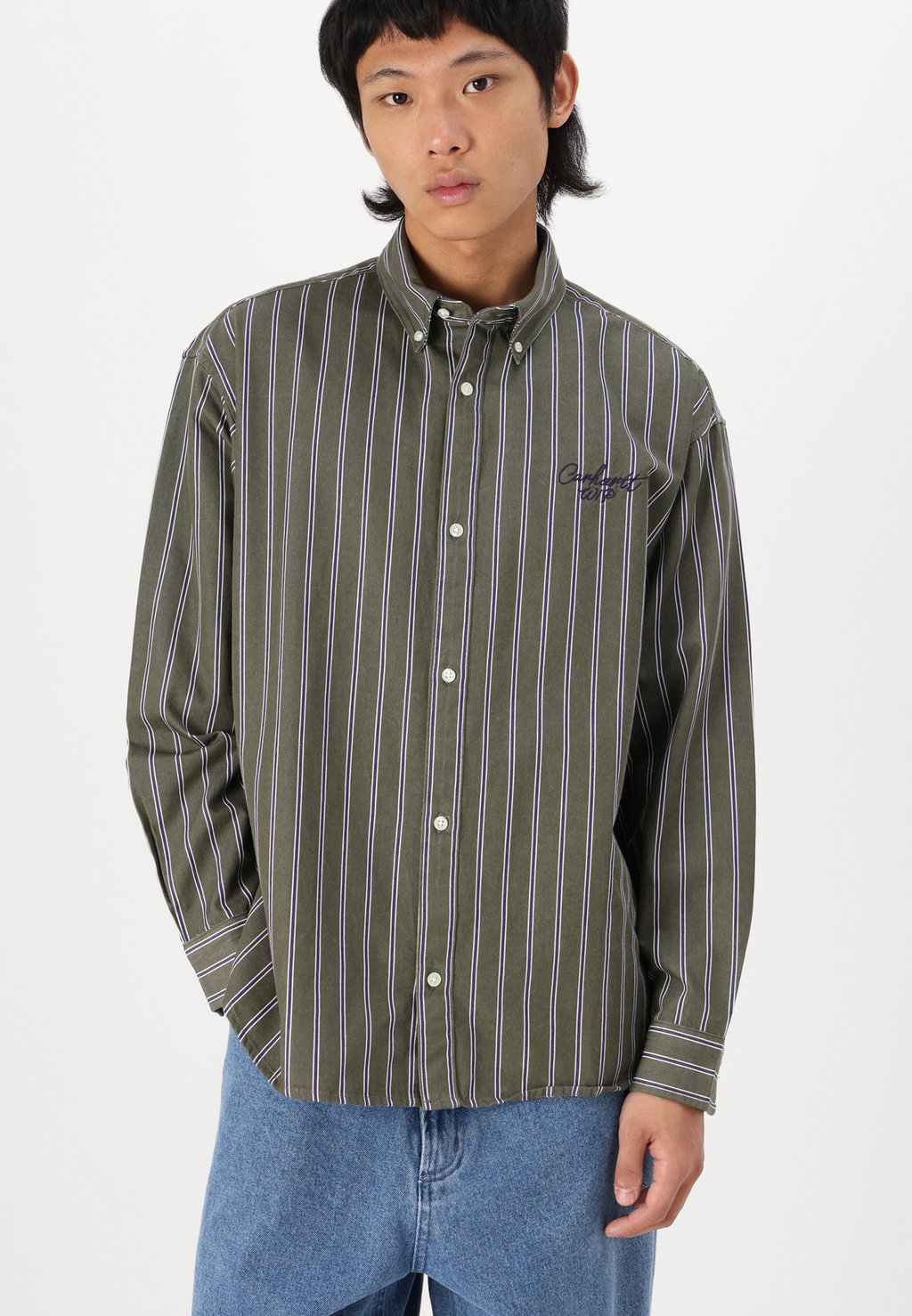 

Рубашка SIGNATURE SHIRT Carhartt WIP, темно-зеленый