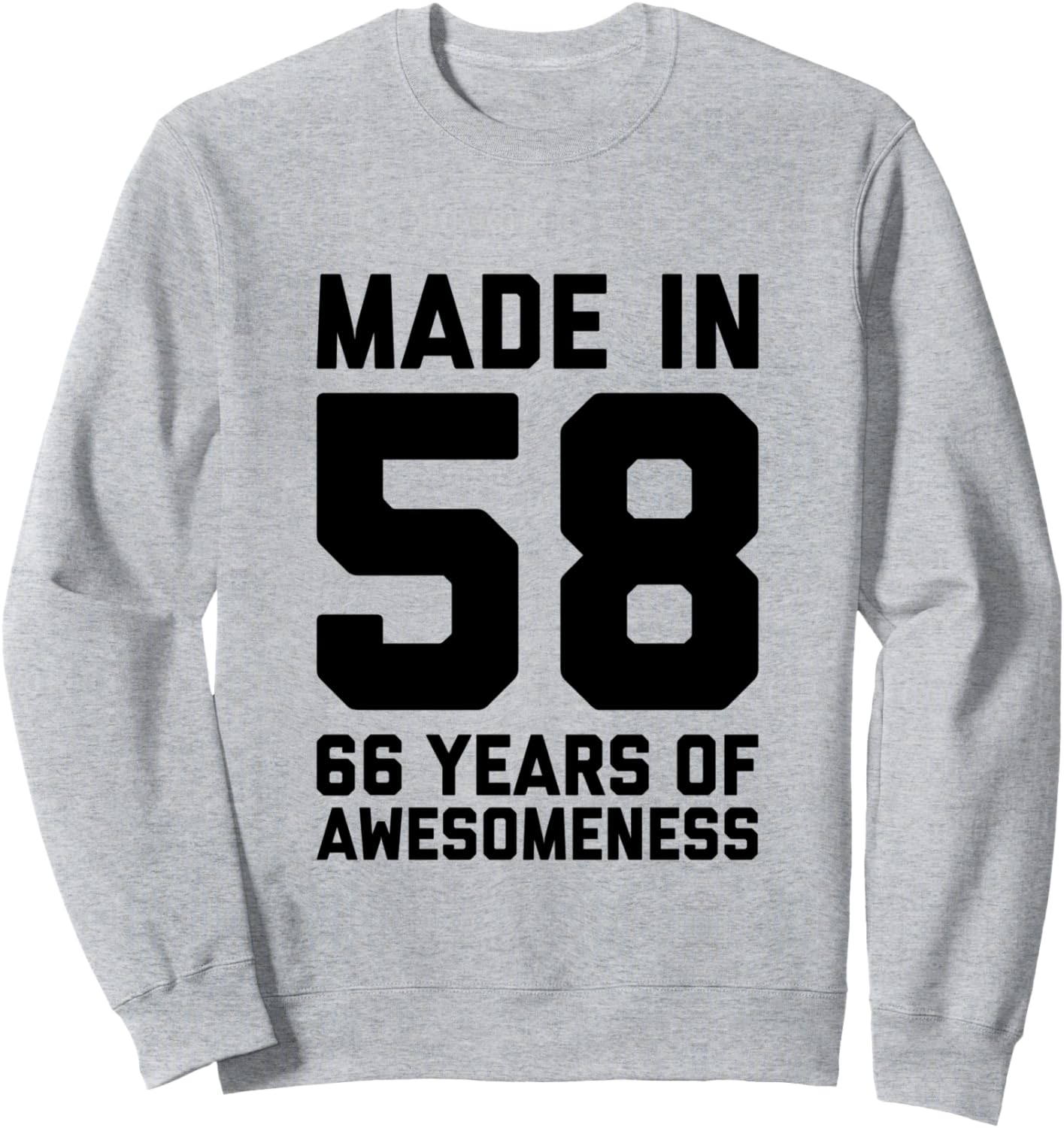 

Толстовка на 66-й день рождения, подарок на 66-й день рождения для мужчин, женщин, дедушек, толстовка Birthday 66Th Gift Grandad Grandma Happy Designs, серый