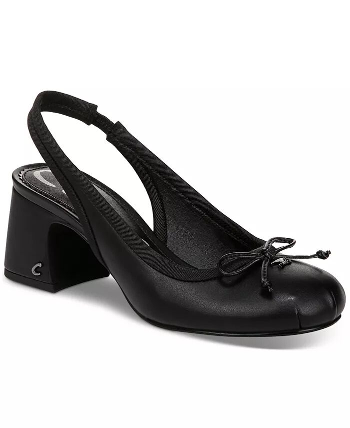 Туфли-лодочки Diane Slingback с блочным каблуком Circus NY by Sam Edelman, черный