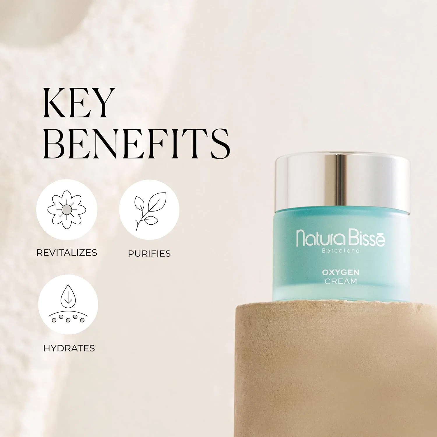Увлажняющий и очищающий крем для лица Natura Bissé Oxygen Cream, 75 мл Natura Bissé — фото 3
