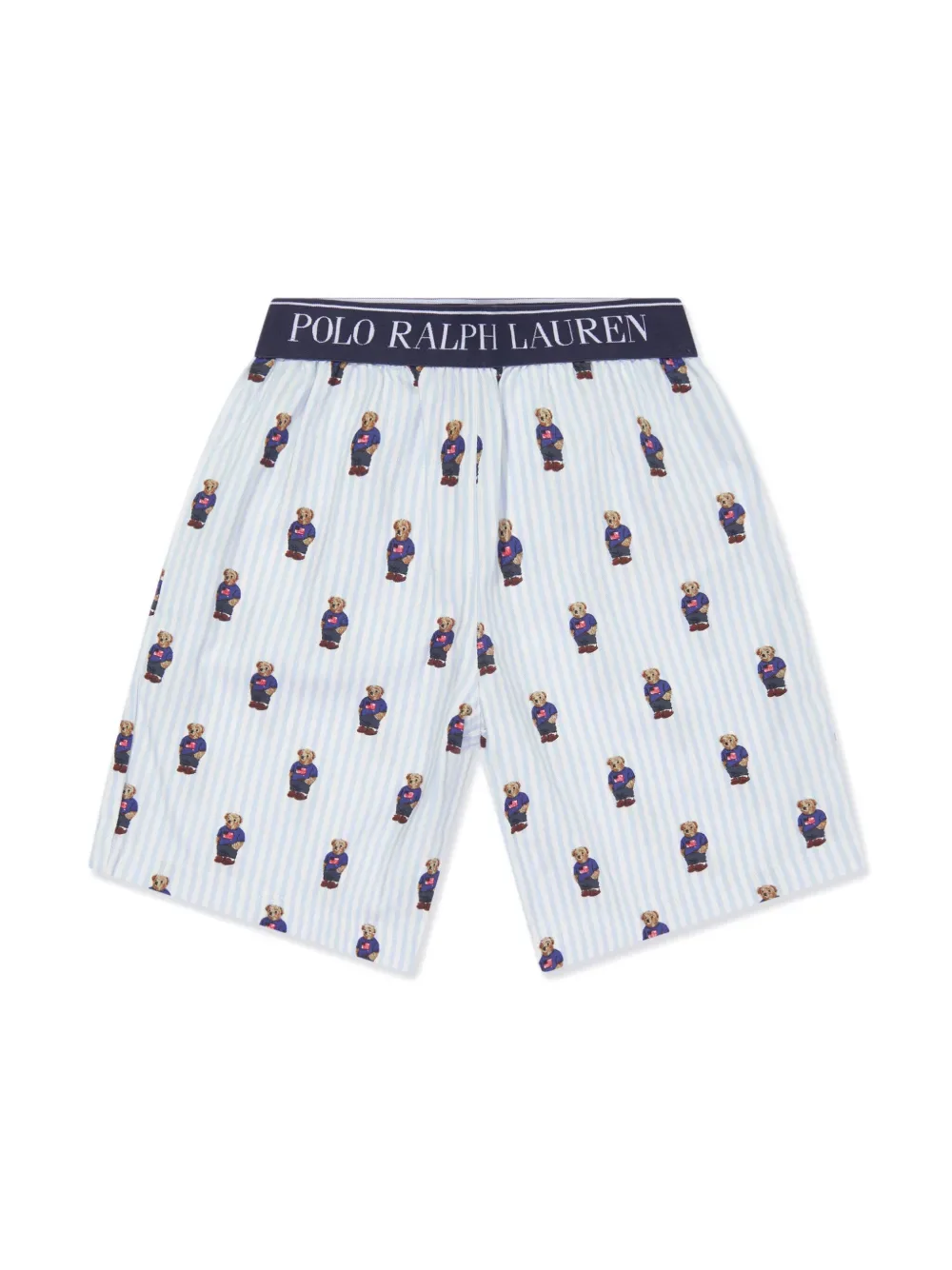 Комплект с логотипом Polo Bear POLO RALPH LAUREN KIDS, белый — фото 4
