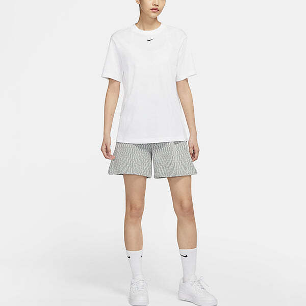 Футболка (WMNS) Nike AS W Nike Sportswear ESSNTL Tee BF LBR White, белый — фото 2