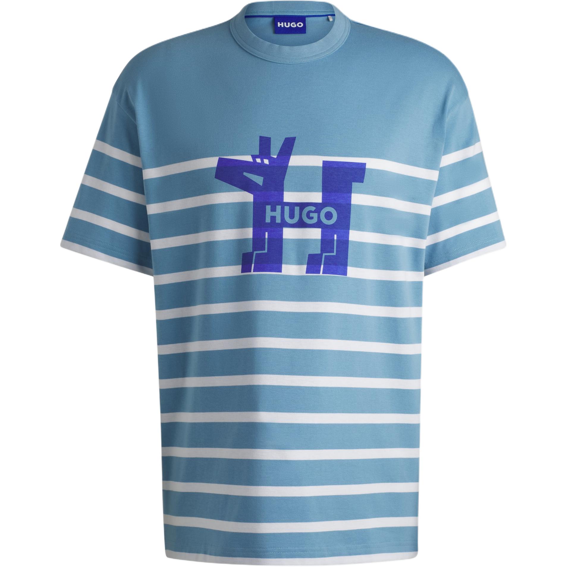 

Футболка мужская HUGO BOSS, голубой, Синий, Футболка мужская HUGO BOSS, голубой