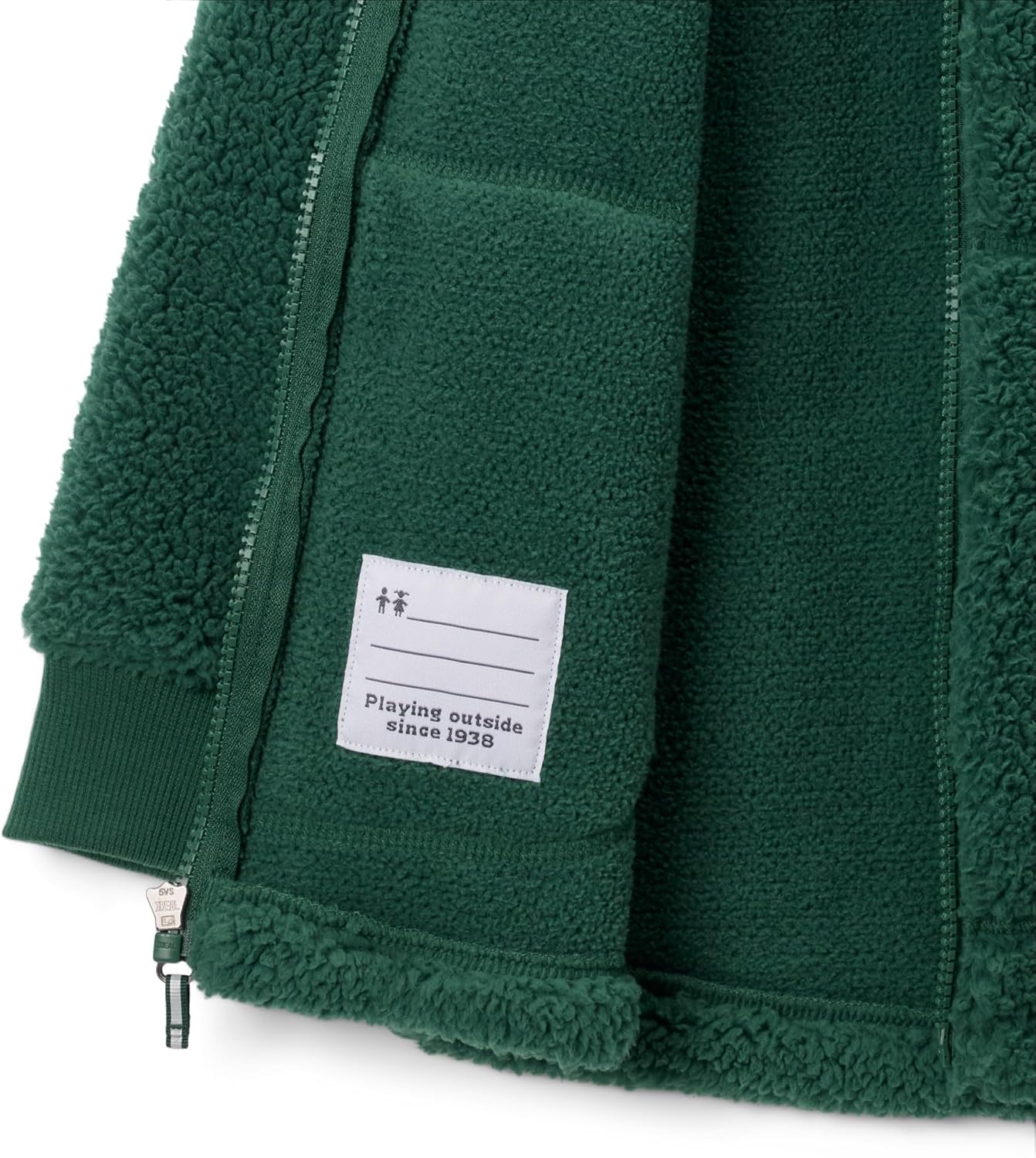 Columbia Unisex Baby Rugged Ridge II Sherpa Full Zip, Rain Forest — фото 3