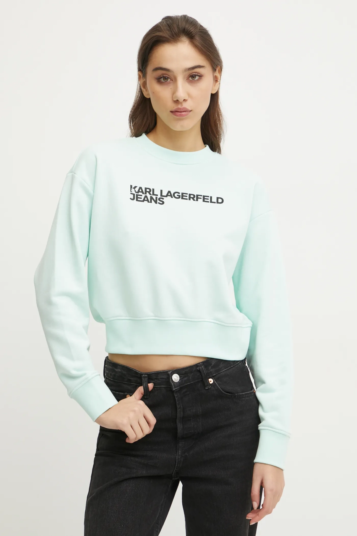 

Толстовка Karl Lagerfeld Jeans, зеленый