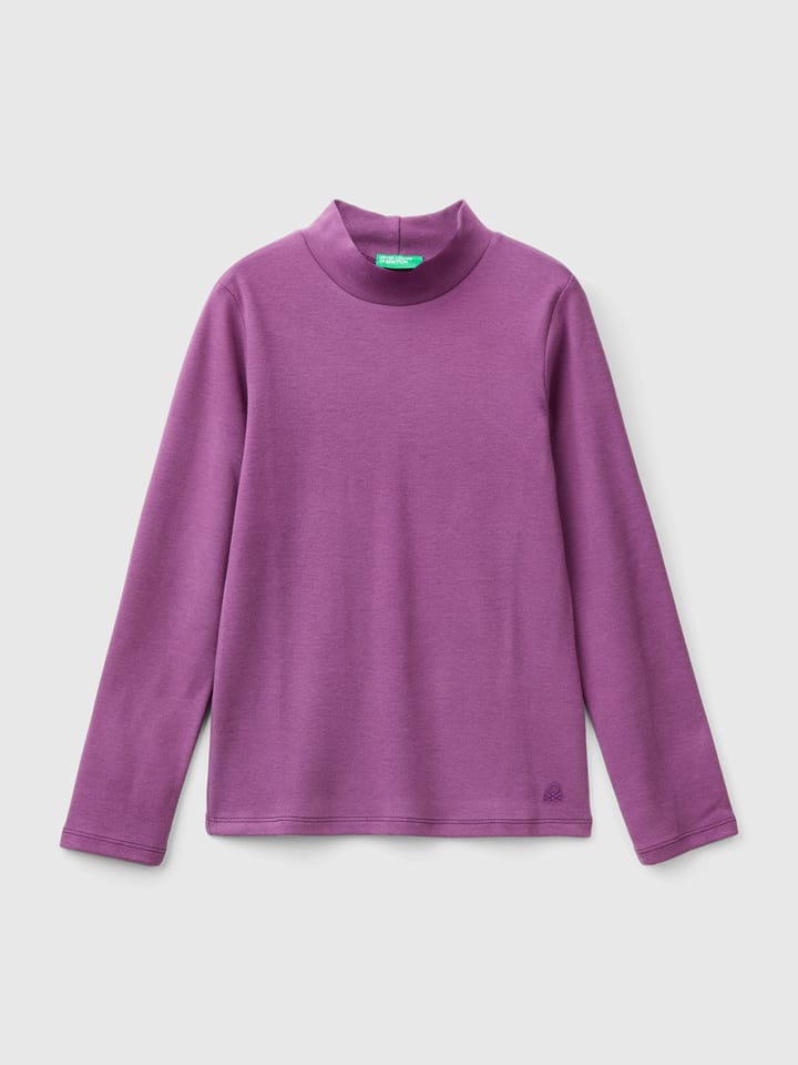 

Рубашка с длинным рукавом Benetton, фиолетовый