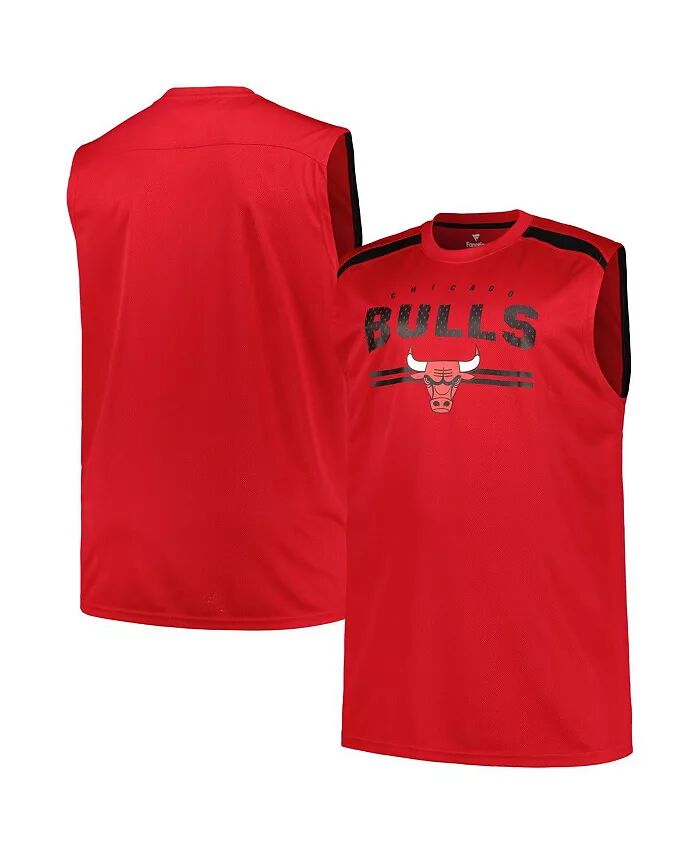 

Мужская красная майка Chicago Bulls Big Tall Birdseye Muscle Fanatics