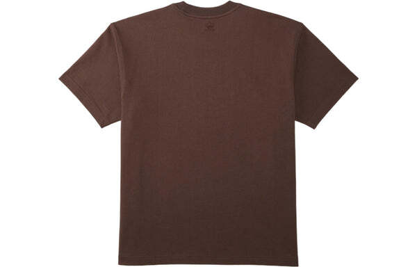 Футболка adidas originals x Pharrell Williams Crossover Solid Color Round Neck Pullover Sports Short Sleeve Brown T-Shirt, мультиколор — фото 2