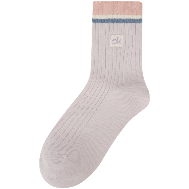 

Носки Mid-Calf женские 1 упаковка Calvin Klein, серо-фиолетовый