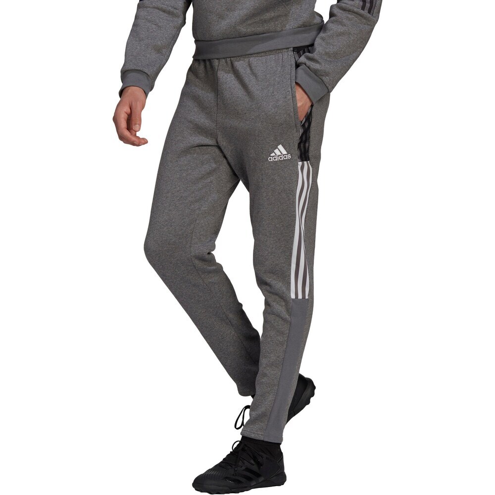 Зауженные тренировочные брюки Adidas Tiro 21, пестрый серый — фото 2