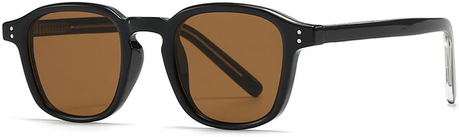 

Популярные модные женские солнцезащитные очки класса люкс в стиле ретро с заклепками, модные мужские темно-зеленые солнцезащитные очки с защитой от УФ-излучения UV400 HVTVTLA, Black Tea