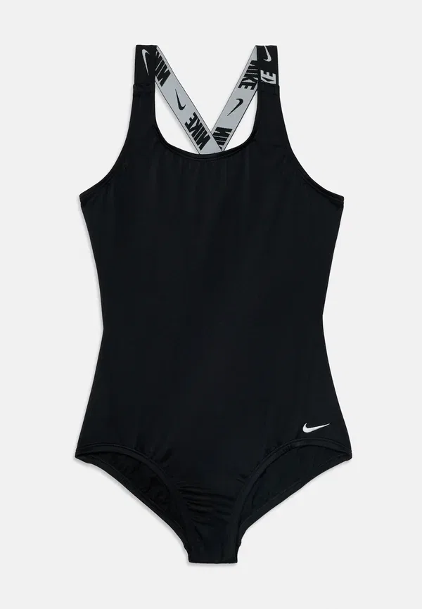 Купальник с перекрестными бретелями Nike Swim, черный