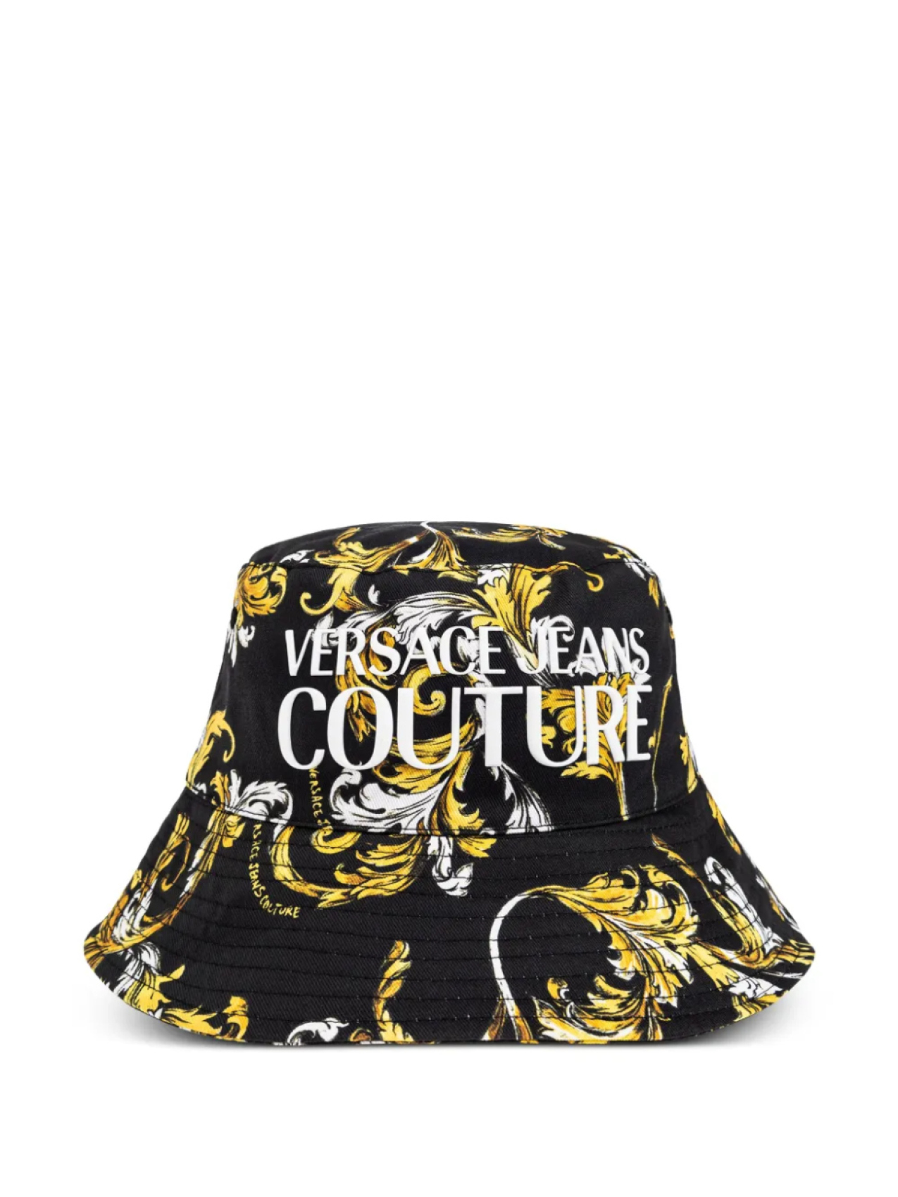 

Шляпа-панама с принтом «барокко» от Versace Jeans Couture, черный
