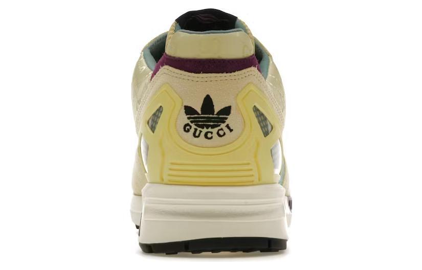 Кроссовки женские Adidas X Gucci ZX 8000, бежевый — фото 4